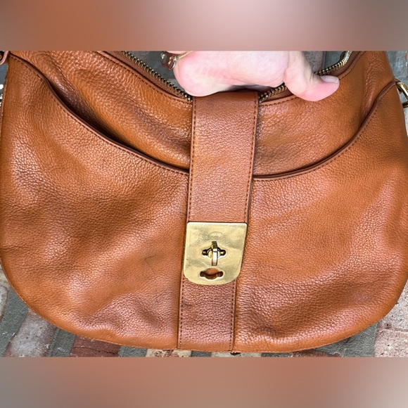 Jaeger Saddle Leather shoulder Bag - Picture 15 of 16